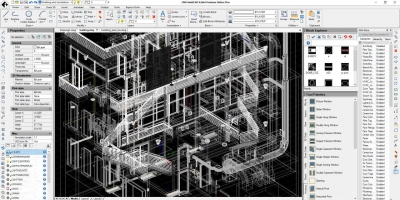 New CMS IntelliCAD 9.0 now supporting BIM